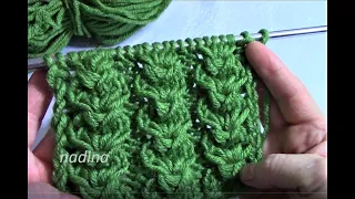Потрясающий Узор для Шапки, Берета и не только/ knitting pattern/.