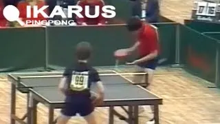 Tibor Klampar - Jan Ove Waldner ETTC Budapest 1982