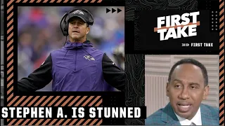 Stephen A. is SHOCKED by John Harbaugh 😳 | First Take
