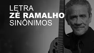 Zé Ramalho   Sinônimos   LETRA I LYRIC D