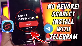 Install Scarlet With Telegram  - Fix Scarlet Revoked on iOS