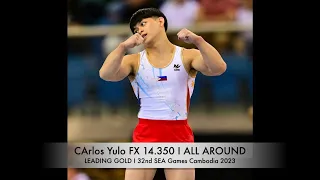 Carlos Yulo 🇵🇭  FLOOR 14.350  🥇  in AA | SEA Games 2023 Cambodia
