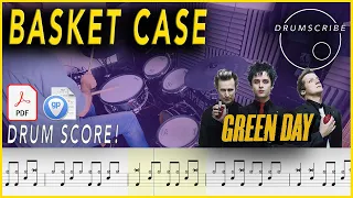 Basket Case - Green Day | Drum SCORE Sheet Music Play-Along | DRUMSCRIBE