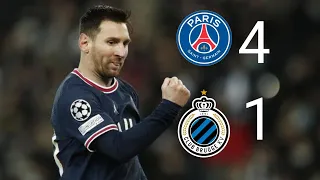 PSG vs Brugge ll highlight and goal moment 2021