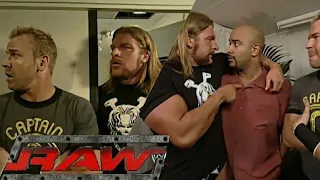Triple H, Ric Flair & Christian Backstage Segments Before Backlash RAW Apr 25,2005