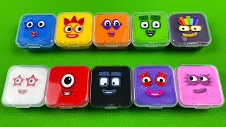 Numberblocks – Looking Clay With Mini Boxs! Relaxing Clay Coloring