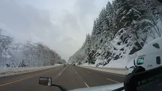 Snoqualmie Pass Washington, time lapse❄️🏔️