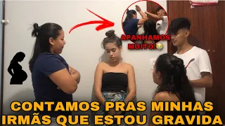 ESTOU GRÁVIDA, CONTEI PRAS MINHAS IRMÃS / A FER CHOROU😭