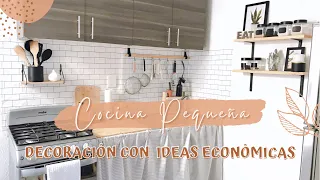 DECORACIÓN COCINA PEQUEÑA CON POCO PRESUPUESTO | Casa Infonavit | Vinil BETTERWARE Y TIENDA PRICHOS