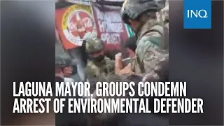 Laguna mayor, groups condemn arrest of environmental defender