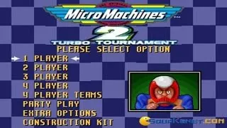 Micro Machines 2 gameplay (PC Game, 1994)