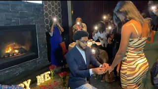 MY SURPRISE PROPOSAL TO BAE  | SHE SAID YES | BLACK LOVE | YOU WILL CRY 😭 2020