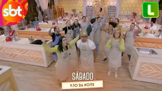 BAKE OFF BRASIL CELEBRIDADES | 18/03/2023 | 3° TEMPORADA | 2° EPISODIO | CHAMADA | SBT CHAMADAS PLUS