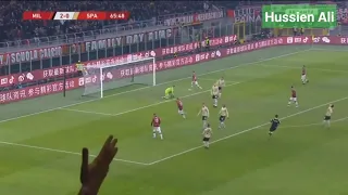 Theo Hernands Goal Vs Spal (Milan 3-0 SPAL)