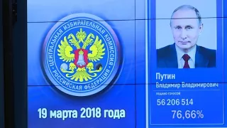 Russian electoral commission announces official vote results
