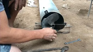 fabricacion artesanal de bomba axial de agua