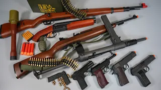 WW2 Weapon Toy Gun - Airsoft Gun - Sten MK2 Machine Gun - Kar98K - M1 Carbine - TOY GUNS collection