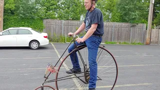 1885 Star Antique Bicycle High Wheel made in Smithville , NJ