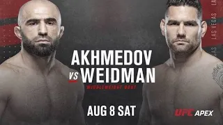 Крис Вайдман против Омари Ахмедова  БОЙ В UFC 3/ UFC FIGHT NIGHT