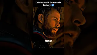 Coldest walk in marvel's history 🥶 Wait for end #shorts #marvel #captainamerica