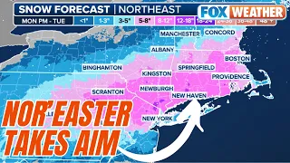 'Powerful System': Potential Nor'easter Set To Dump Up To Foot Of Snow Across Portions Of Northeast