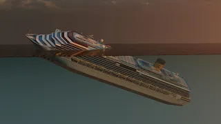 What if the Costa Concordia sank in deeper water?