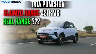 Tata Punch EV Real-World Range Test | MotorBeam