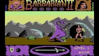 Barbarian II: The Dungeon of Drax Longplay (C64) [50 FPS]