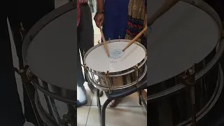 The easiest way to play side drum on national anthem