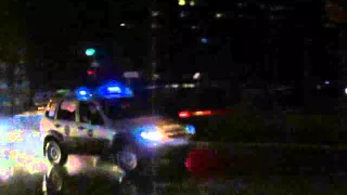 Chevrolet Niva police car responding