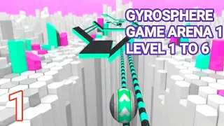 GyroSphere Trials Game  Play | Game Level 1 To 6 | Arena 1 | Gyrosphere Trials Game |