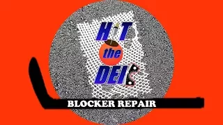 Hockey Goalie Blocker Repair