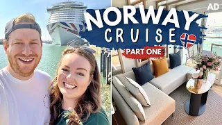 NORWAY CRUISE! 🇳🇴 PART ONE • Iona ship tour, conservatory mini-suite & sea day 🌊 P&O Cruises AD