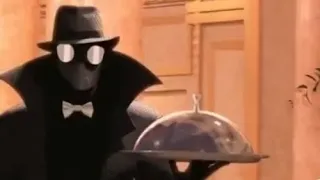 Spider Man: Into The Spider Verse but only when spiderman noir is on screen