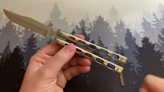 Bear and son stainless steel balisong knife review