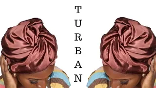 Raw Silk Turban Tutorial | Aishcream | 2018