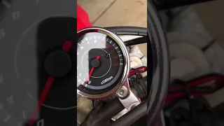 How to install a motorcycle tachometer on a dirt bike.