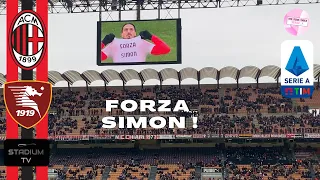 Forza SIMON - Milan 2-0 Salernitana Ibrahimovic Tribute to Simon Kjaer