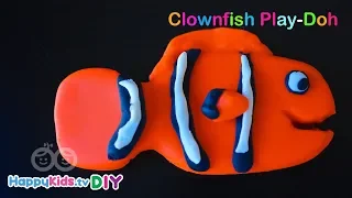 Clownfish Play Doh | PlayDough Crafts | Kid's Crafts and Activities | Happykids DIY