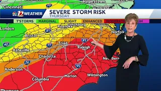 WATCH: North Carolina severe weather approaches