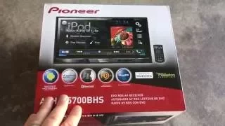 Pioneer AVH-X5700BHS Double Din Bluetooth Radio Unboxing