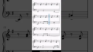 Elegie - Jules Massenet - Accordion solo (Sheets Music, Tutorial score)