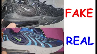 Nike Airmax 270 react ENG real vs fake. How to spot fake Air max 270 shoes