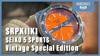 Unboxing The Seiko 5 Sports Vintage SRPK11K1 - Special Edition