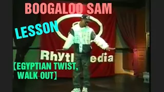 POP DANCE ELECTRIC BOOGALOOS LESSON 「BOOGALOO SAM」【EGYPTIAN TWIST, WALK OUT】