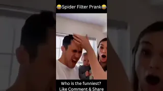 Filter Spider Prank #funny #shorts #millionviews #prank #spider