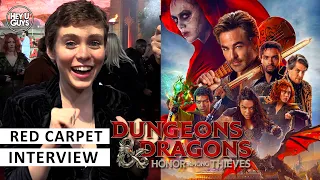 Sophia Lillis -fun on the Dungeons & Dragons Honour Among Thieves set & Finn Wolfhard D&D connection
