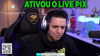 CORINGA ATIVOU O LIVE PIX NA LIVE PARA AJUDAR O RIO GRANDE DO SUL