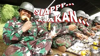 Mencicipi Menu Makan Siang Tentara