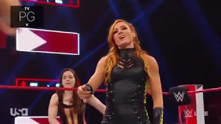The IIconics & Lacey Evans vs Becky Lynch/Nikki Cross & Alexa Bliss WWE RAW May 20th 2019